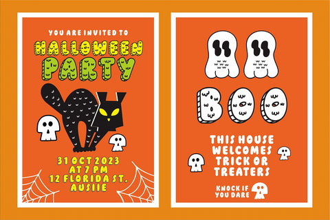 Pumpkin Bites – A Playful and Whimsical Display Font Font Four Lines Std. 