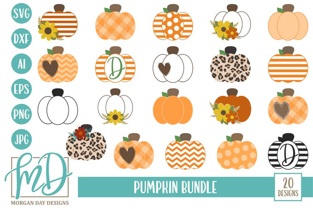 Pumpkin Bundle SVG Morgan Day Designs