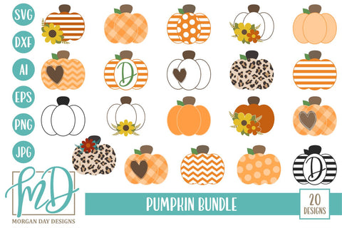 Pumpkin Bundle SVG Morgan Day Designs 