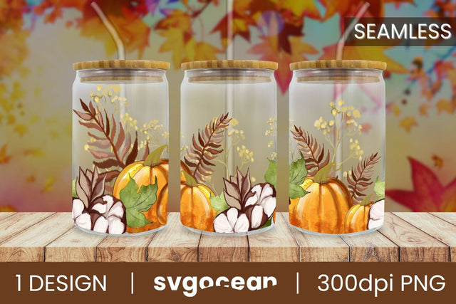 Pumpkin Can Glass Png | Beer Can | 16 Oz Libbey Glass SVG SvgOcean 