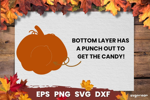 Pumpkin Candy Holder | Fall Candy Holders | SVG SVG SvgOcean 