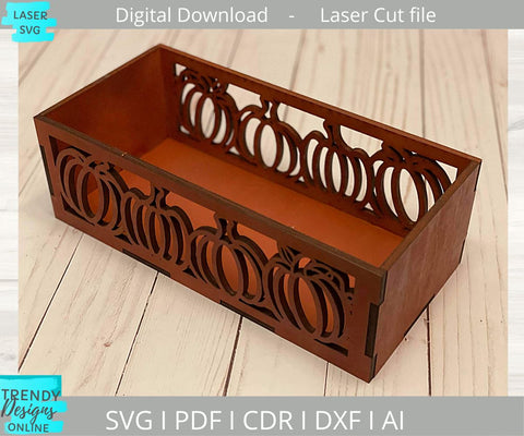 Pumpkin Centerpiece svg, Fall Candle Holders Glowforge laser cut svg SVG Trendy Designs Online 