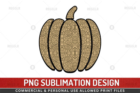 Pumpkin Cheetah Leopard SVG Sublimation Regulrcrative 