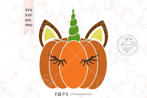Pumpkin clipart bundle cut files SVG TheBlackCatPrints 