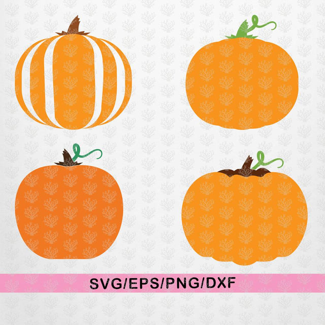 Pumpkin Clipart – Halloween SVG EPS DXF PNG Cutting Files SVG CoralCutsSVG 