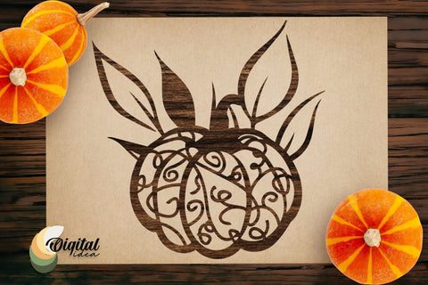Pumpkin Cut Design | Halloween Decoration | Pumpkin Bundle SVG Evgenyia Guschina 