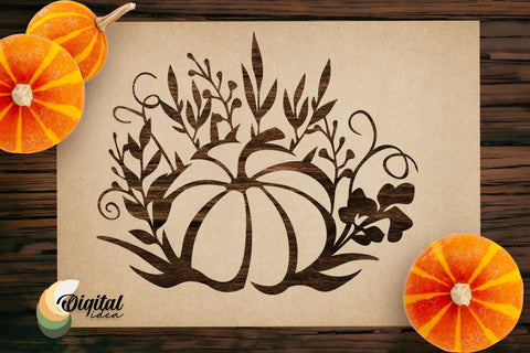 Pumpkin Cut Design | Halloween Decoration | Pumpkin Bundle SVG Evgenyia Guschina 