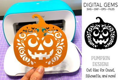 Pumpkin design SVG Digital Gems 