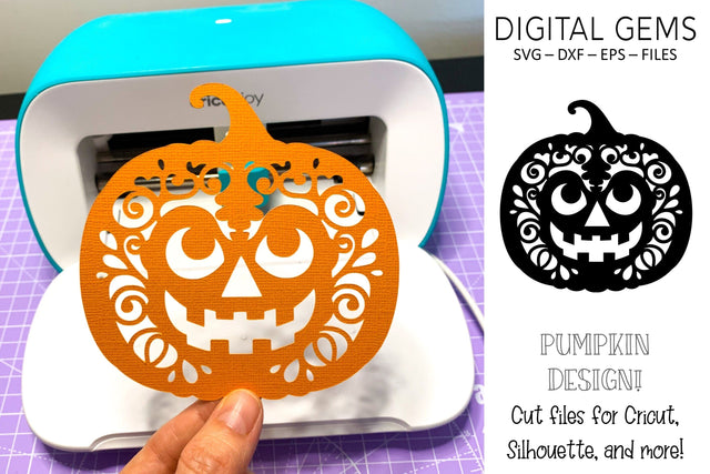 Pumpkin design SVG Digital Gems 