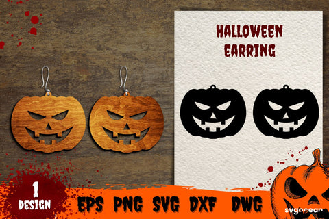 Pumpkin Earrings | Glowforge | Jewelry SVG SvgOcean 