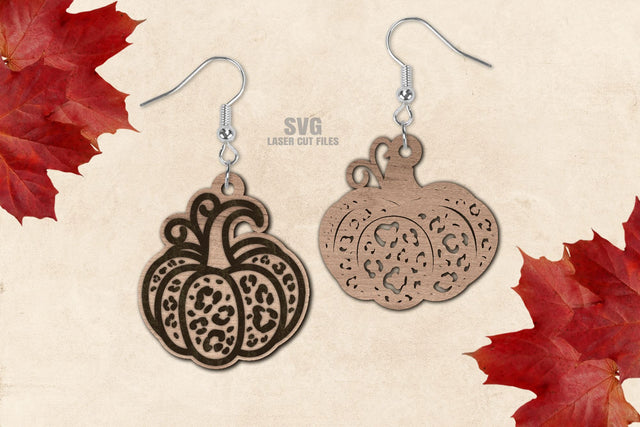 Pumpkin Earrings SVG Bundle | Fall Earrings SVG SVG Cloud9Design 