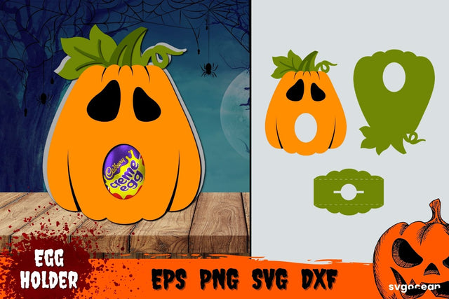 Pumpkin Egg Holder Template | Svg Bundle | Cut Files SVG SvgOcean 