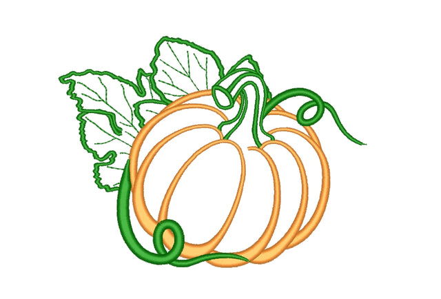Pumpkin Embroidery Design Embroidery/Applique DESIGNS Nino Nadaraia 