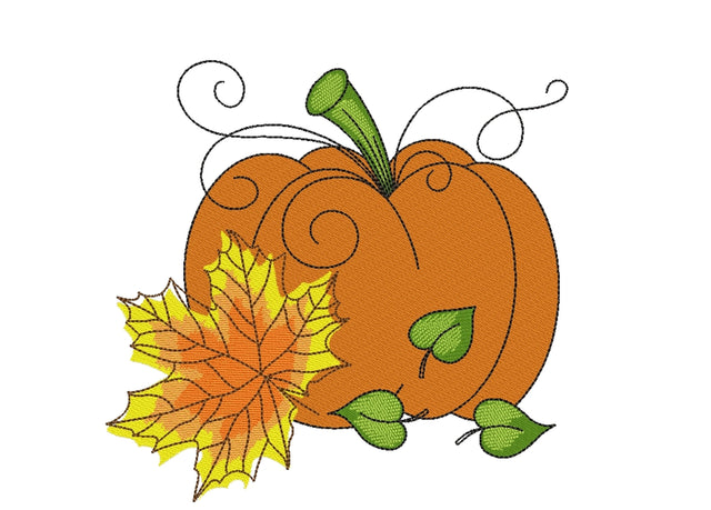 Pumpkin Embroidery Design Embroidery/Applique DESIGNS Nino Nadaraia 