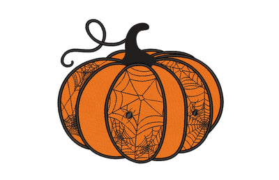 Pumpkin Embroidery Design, Halloween Embroidery File, 4 sizes, Instant Download Embroidery/Applique DESIGNS Nino Nadaraia 
