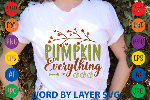 Pumpkin Everything, Autumn SVG Design SVG Rafiqul20606 