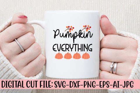 Pumpkin Everything SVG Cut File SVG Syaman 