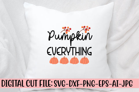 Pumpkin Everything SVG Cut File SVG Syaman 