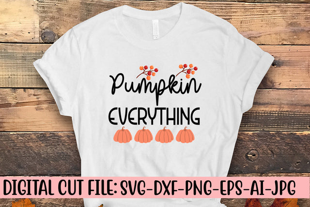 Pumpkin Everything SVG Cut File SVG Syaman 