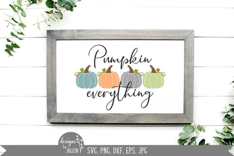 Pumpkin Everything SVG Designs by Jolein 