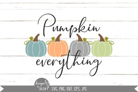 Pumpkin Everything SVG Designs by Jolein 