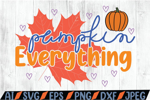 Pumpkin Everything SVG SVG MStudio 
