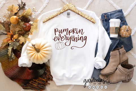 Pumpkin Everything with Pumpkin SVG Gardenias Art Shop 