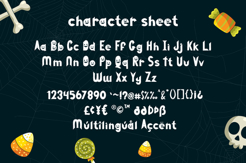 Pumpkin Face Font Attype studio 