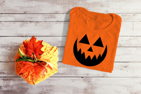 Pumpkin Face SVG File Set SVG Risa Rocks It 