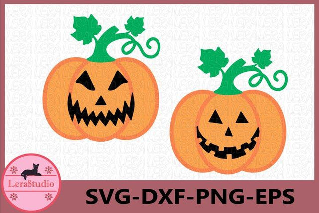 Pumpkin Faces Svg SVG Lerastudio 