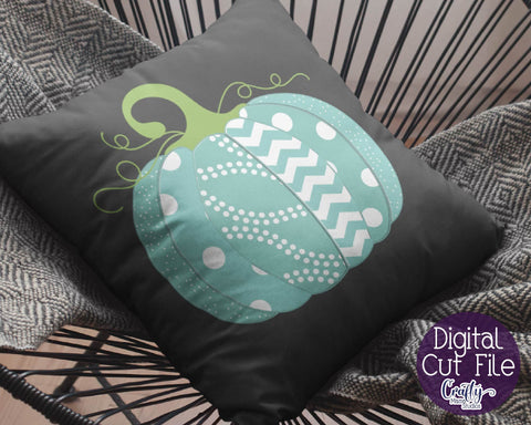 Pumpkin - Fall - Patterned Pumpkin Svg SVG Crafty Mama Studios 