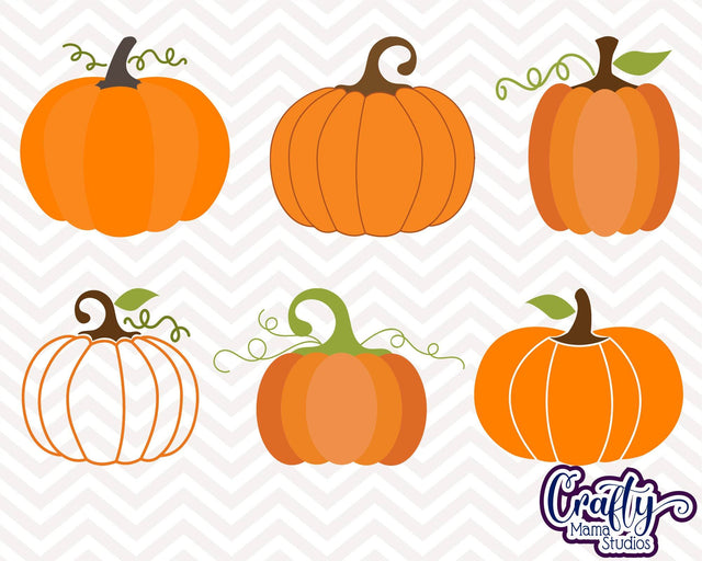 Pumpkin - Fall - Pumpkin Bundle - Fall Pumpkin Svg SVG Crafty Mama Studios 