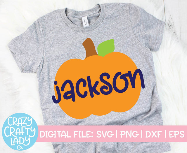Pumpkin | Fall SVG Cut File SVG Crazy Crafty Lady Co. 