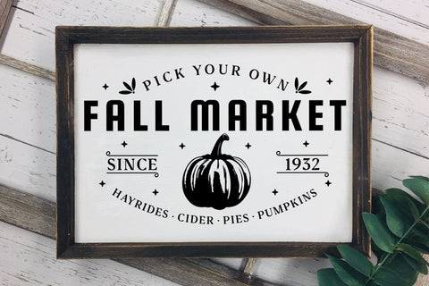 Pumpkin Farm SVG - Fall Farmhouse Sign SVG SVG CraftLabSVG 