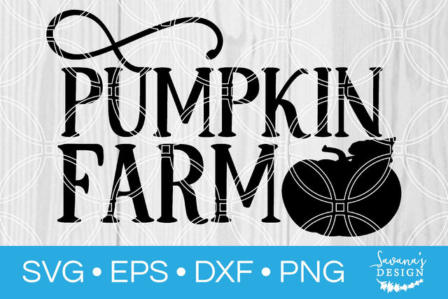 Pumpkin Farm SVG SavanasDesign 