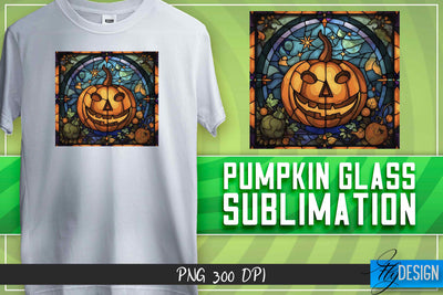 Pumpkin Glass Sublimation|T-Shirt Design Sublimation Fly Design 