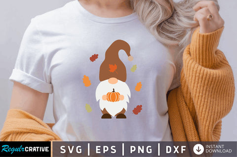 pumpkin gnome SVG SVG Regulrcrative 