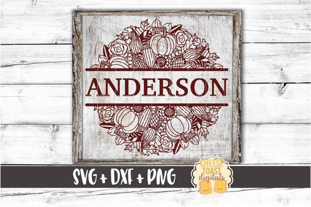 Pumpkin Gourd Mandala - Fall Split Mandala SVG PNG DXF Cut Files SVG Cheese Toast Digitals 