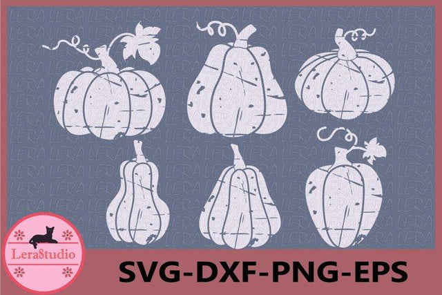 Pumpkin Grunge Svg SVG Lerastudio 