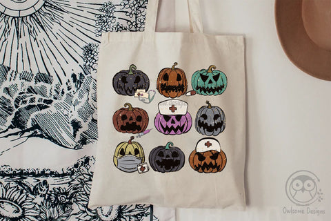 Pumpkin Halloween Nurse Sublimation Sublimation LAM HOANG THUY 