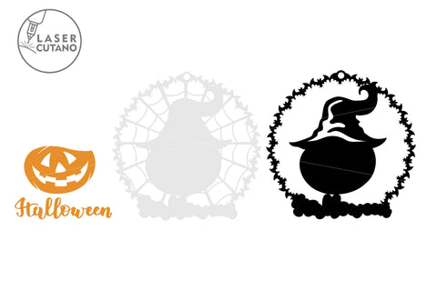 Pumpkin Halloween SVG Cut Files, Multilayer Laser Cut Files, Mandala, Round Sign SVG, 3D Designs SVG LaserCutano 