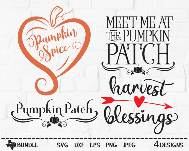 Pumpkin Harvest Bundle | Fall SVG SVG Texas Southern Cuts 
