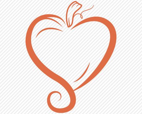 Pumpkin Heart Bundle | Fall SVG SVG Texas Southern Cuts 