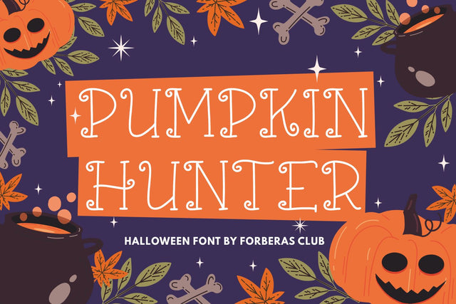 Pumpkin Hunter Font Forberas 
