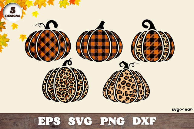 Pumpkin Keychain Svg Bundle | Leopard | Autumn Svg SVG SvgOcean 