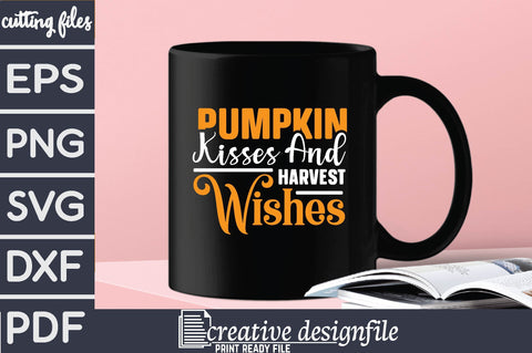 pumpkin kisses and harvest wishes SVG farhad farhad 