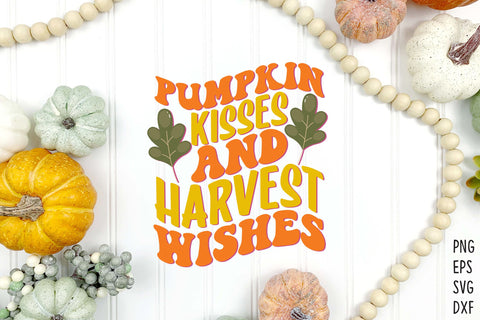 Pumpkin kisses and harvest wishes SVG Rupkotha 
