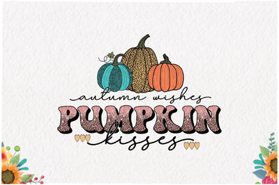 Pumpkin Kisses Fall Sublimation Sublimation Jagonath Roy 