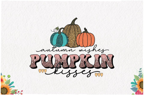 Pumpkin Kisses Fall Sublimation Sublimation Jagonath Roy 