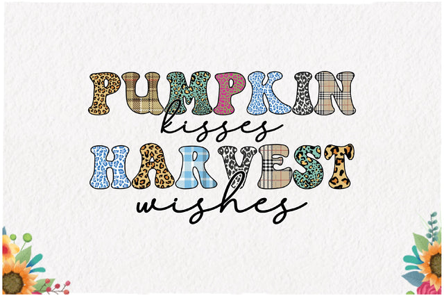 Pumpkin Kisses Harvest Wishes Sublimation Sublimation Jagonath Roy 
